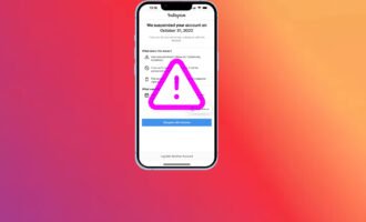 ساسپند شدن اکانت اینستاگرام