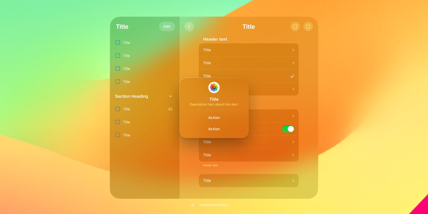 iOS visionOS