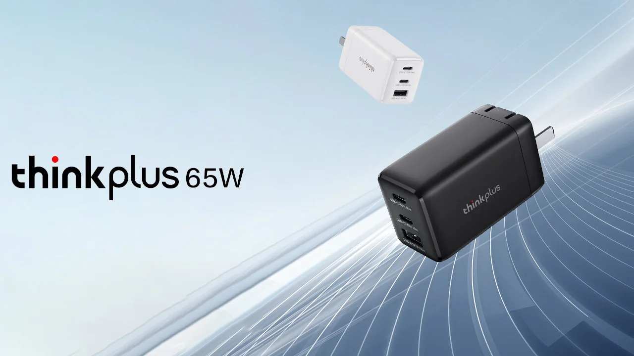 ThinkPlus 65W Gallium Nitride (GaN) لنوو