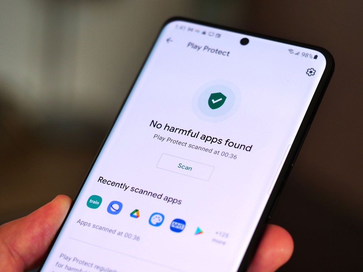اسکن برنامه‌های گوگل