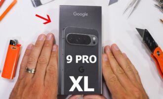 تست مقاومت پیکسل 9 پرو XL