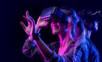 طرحی ساختگی از هدست سامسونگ