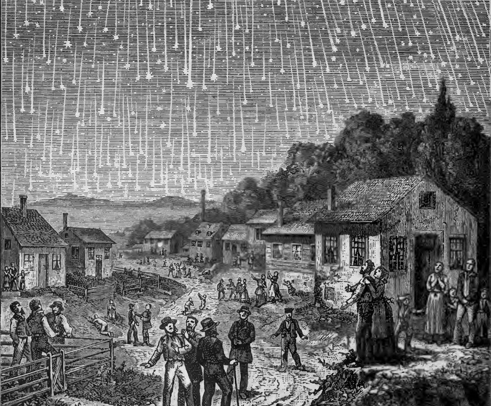 تصویر روز ناسا: طوفان شهابی بزرگ سال 1833