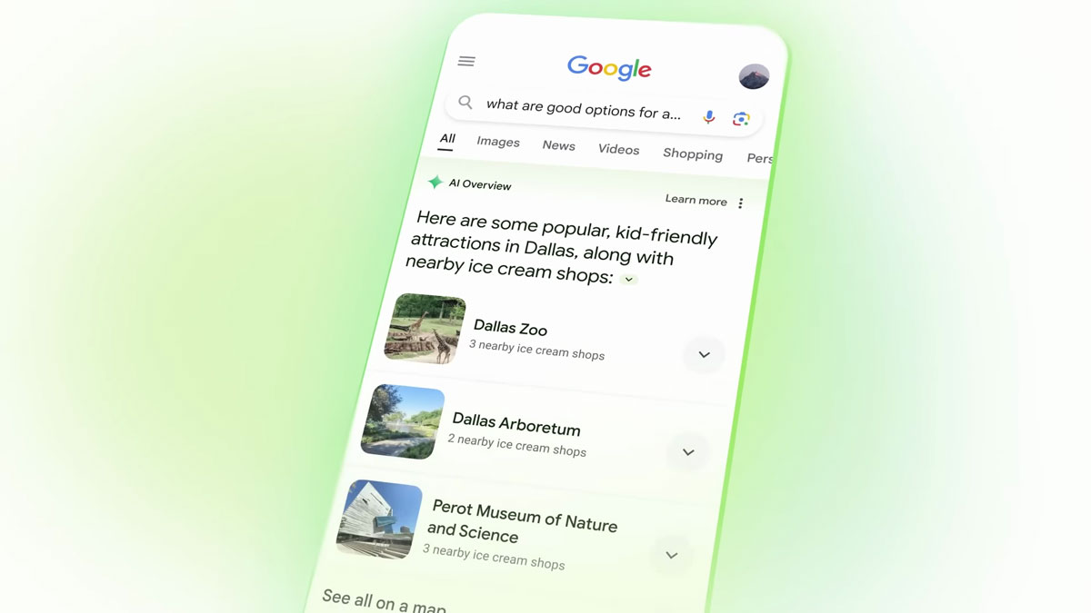 گوگل AI Overviews