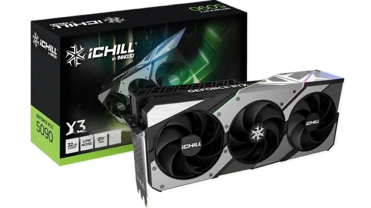 عکسی از کارت گرافیک RTX 5090