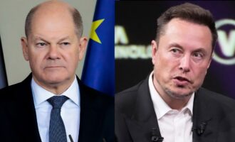 ایلان ماسک و صدراعظم آلمان