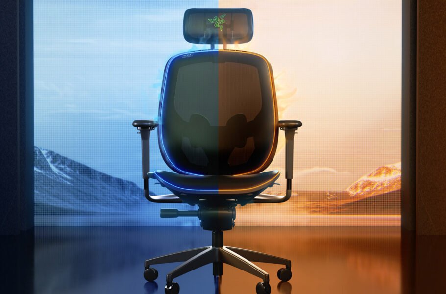 صندلی گیمینگ ریزر با قابلیت سرمایش و گرمایش